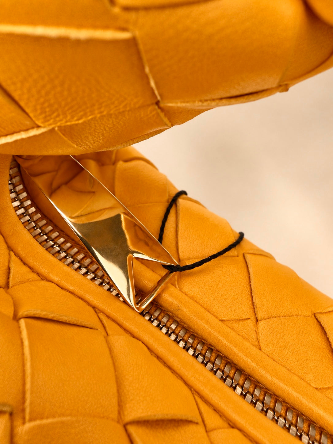 Bottega Veneta Mini Jodie Intrecciato Tangerine / Orange